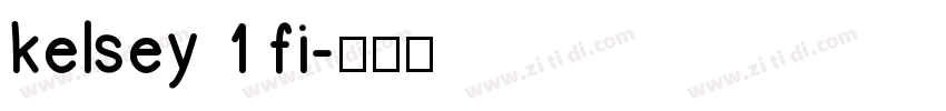 kelsey 1 fi字体转换